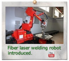 Fiber laser welding robot introduced.